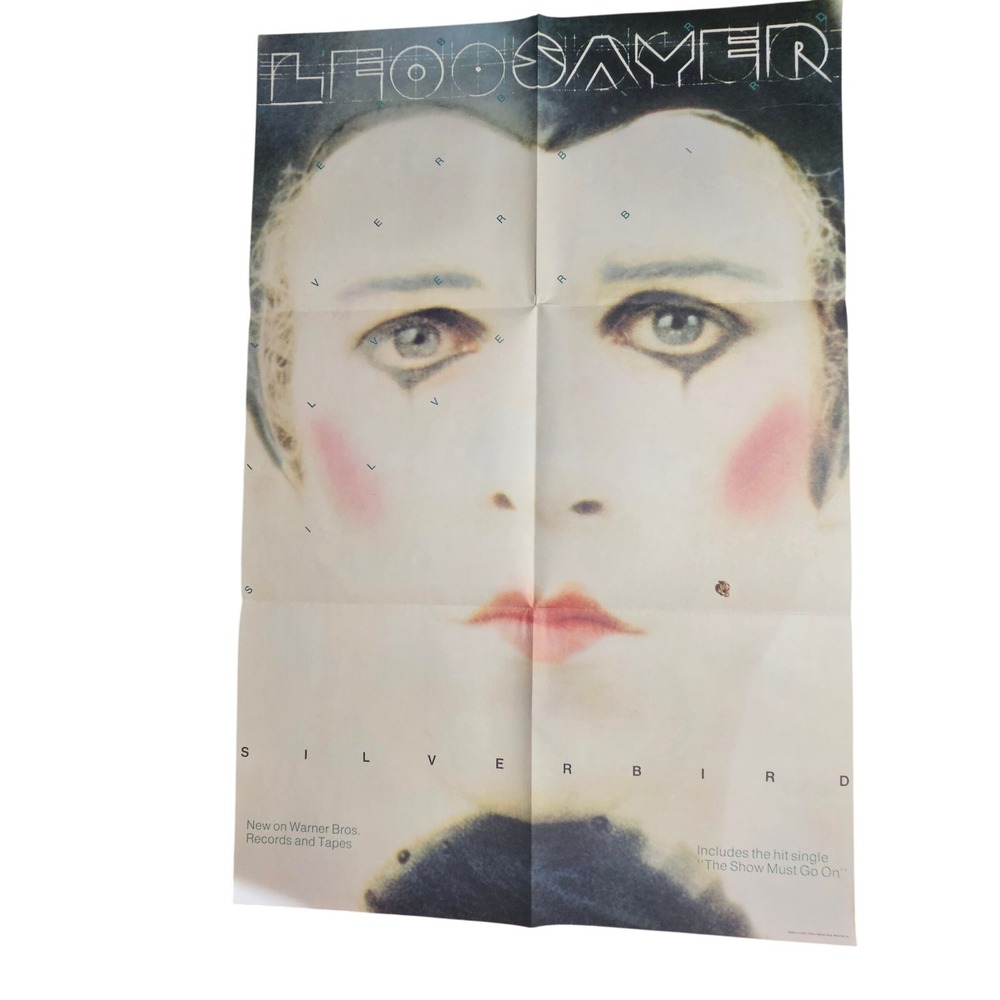 Leo Sayer Silverbird Vintage 1974 Promo Album Poster 23x35 Warner Bros. Rock